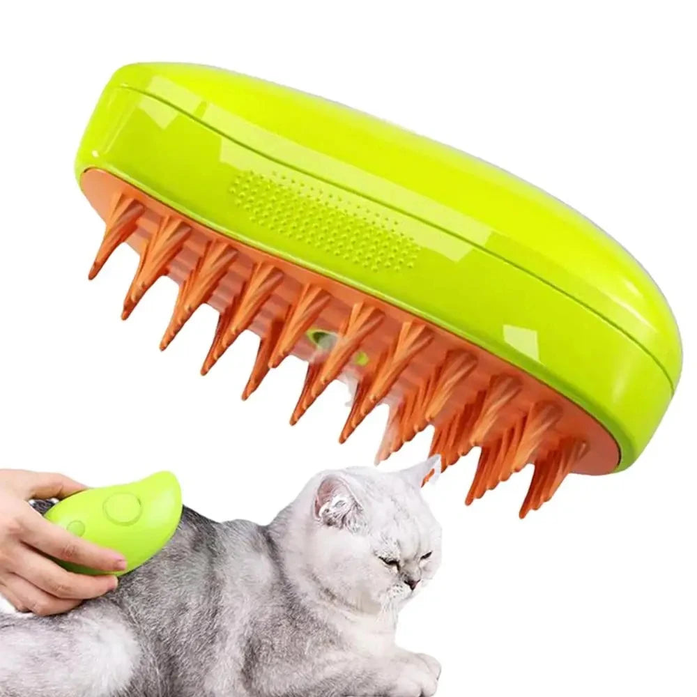 Cat Dog Steamy Brush Steam Brush Electric Sprayer for Massage Pet Grooming Tool Shedding 3 in 1 Electric Sprays Massage Combs